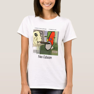 T-shirts Cubista Castro NeoCubaism Engraçado