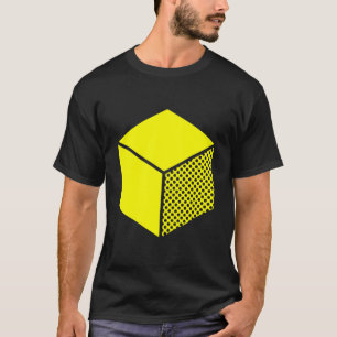 T-shirts Cubo - Amarelo no escuro