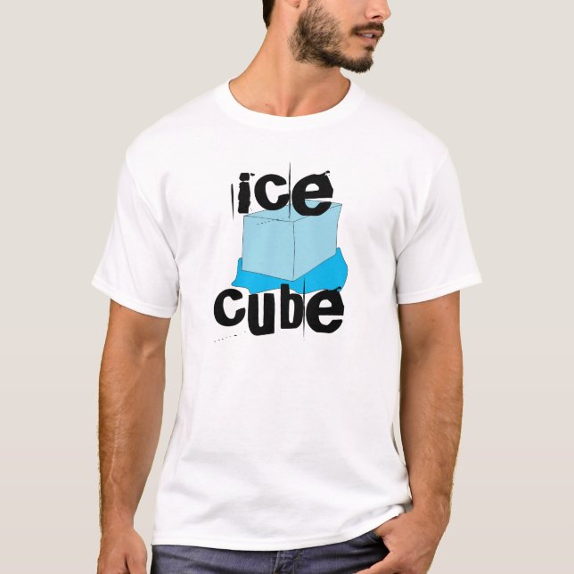 T-shirts cubo de gelo, (Frente)