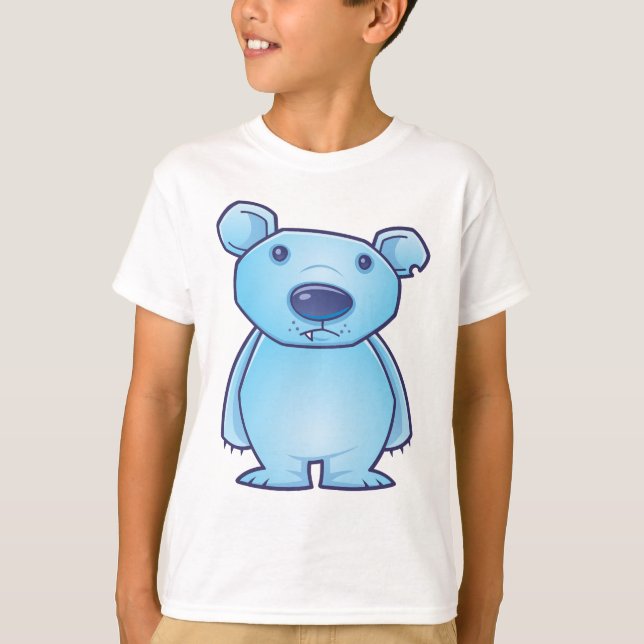 T-shirts Cubo Polar Bear (Frente)