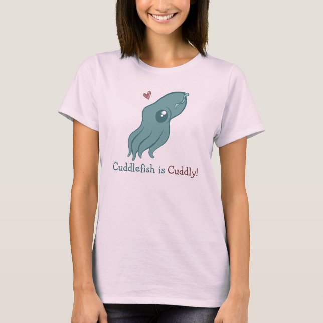 T-shirts Cuddlefish é peluches (Frente)
