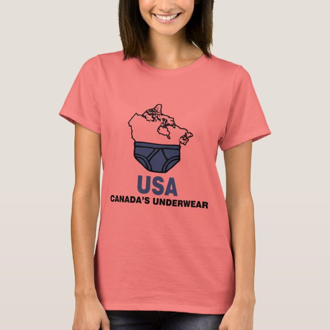 T-shirts Cueca do Canadá (Frente)