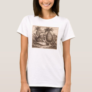 T-shirts Cultivando grandes abacaxis, ilustração de um de