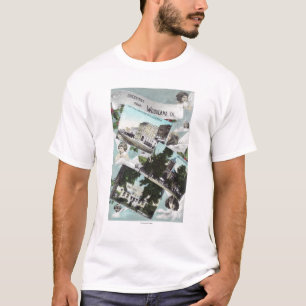 T-shirts Cumprimentos com de ViewsWoodland cénico, CA