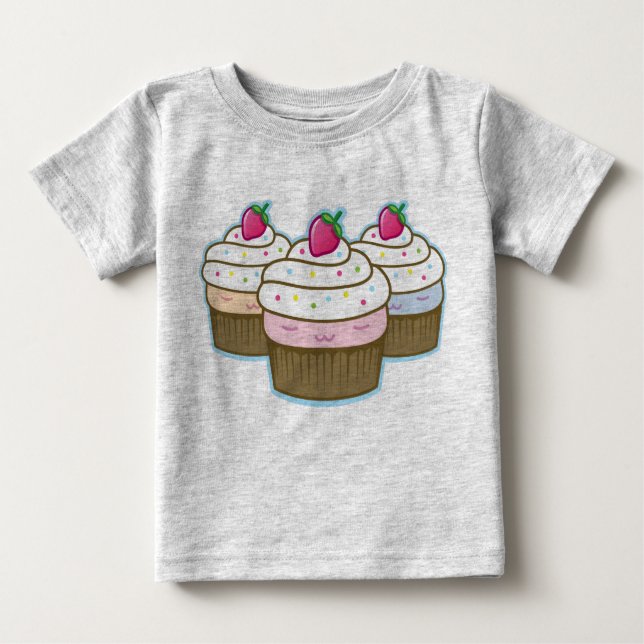 T-shirts cupcake (Frente)