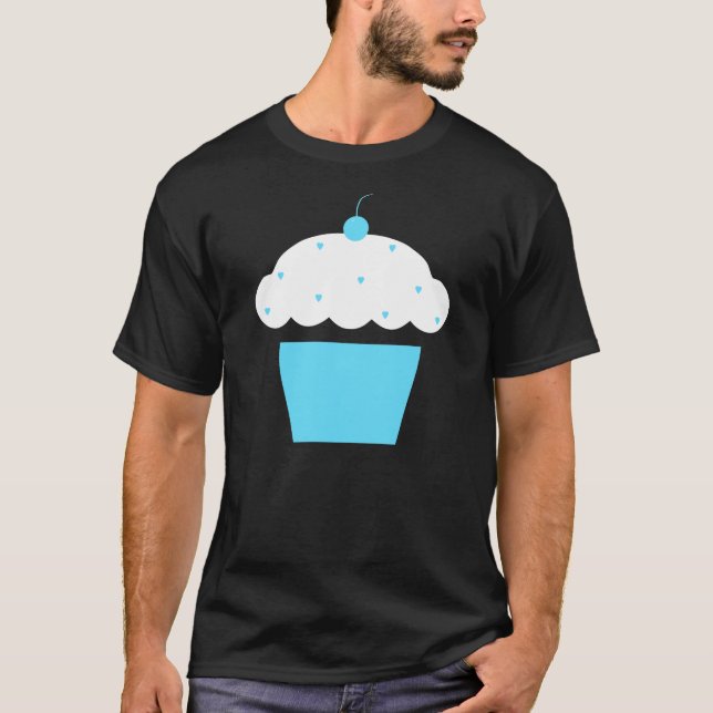 T-shirts cupcake de cereja (Frente)