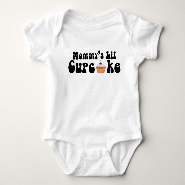 T-shirts Cupcake do Lil da mamã (Frente)