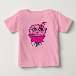 T-shirts Cupcake Nublado Baby Tutu Romper