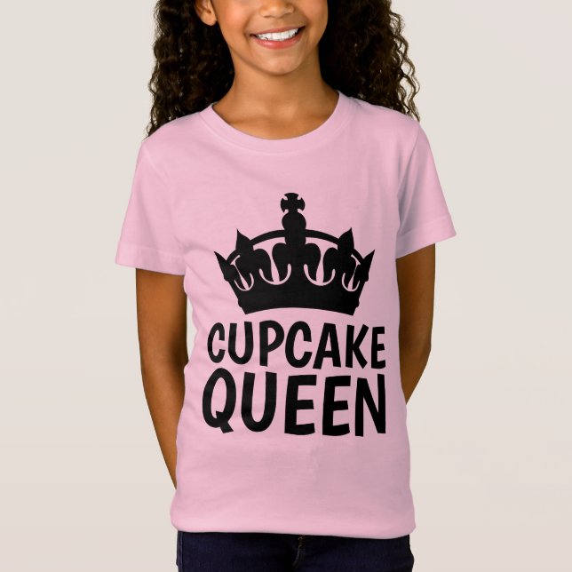 T-shirts cupcake QUEEN (Frente)