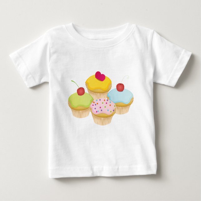 T-shirts Cupcakes (Frente)