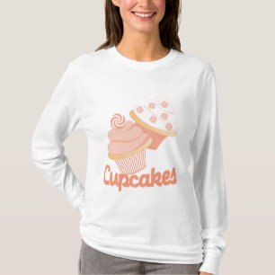 T-shirts Cupcakes Peachy dos doces