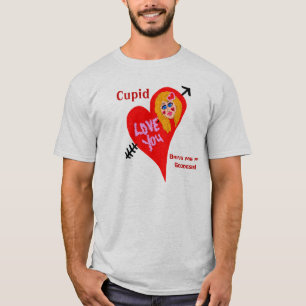 T-shirts Cupido Traga-Me Meu Humor Namorados Deusa