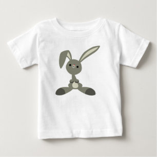 T-shirts Curioso Cartoon Rabbit Baby T Shirt