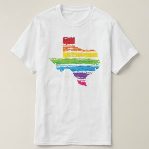 T-shirts cursos da cor de texas