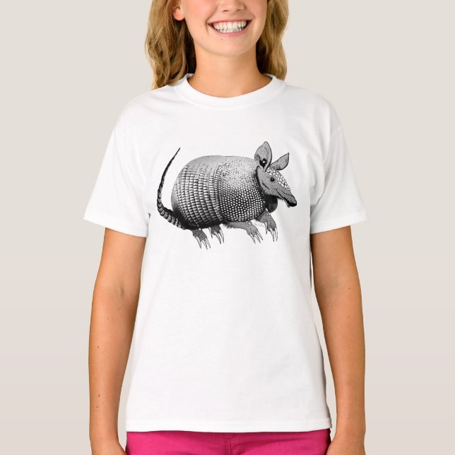 T-shirts Cute Armadillo (Frente)