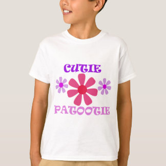T-shirts Cutie Patootie com flores