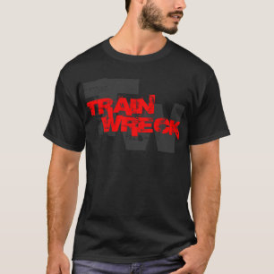 T-shirts cwf da destruição do trem