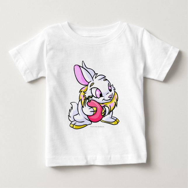 T-shirts Cybunny amarelo que abraça Negg (Frente)