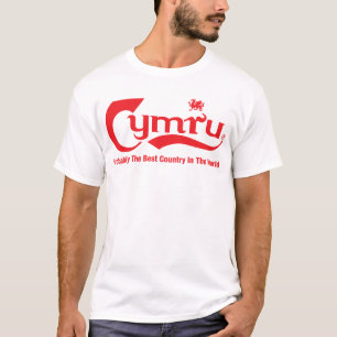 T-shirts Cymru. .probably o melhor país no mundo