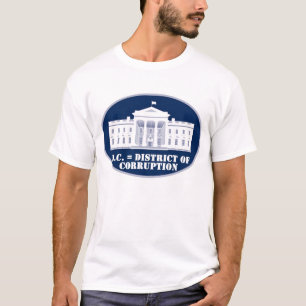 T-shirts D.C. = distrito da corrupção