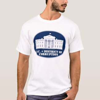 T-shirts D.C. = distrito da corrupção