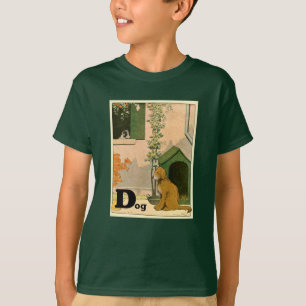 T-shirts D é para Cachorro - Ouro Retriever e Terrier