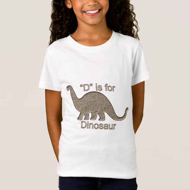 T-shirts D é para o dinossauro (Frente)