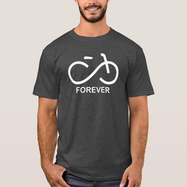 T-shirts Da bicicleta estilo 2 para sempre (Frente)