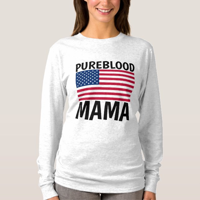 T-SHIRTS DA MÃE DO SANGUE DO dia de as mães (Frente)