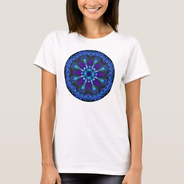 T-shirts ~ da mandala que espalha o amor (Frente)