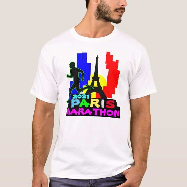 T-Shirts da Maratona de Paris (Frente)