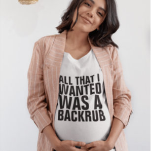 T-shirts da Maternidade, tudo o que eu queria era