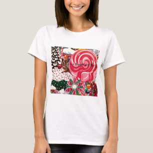 T-shirts Da "Peppermint Mundo Senhora Elizabeth "