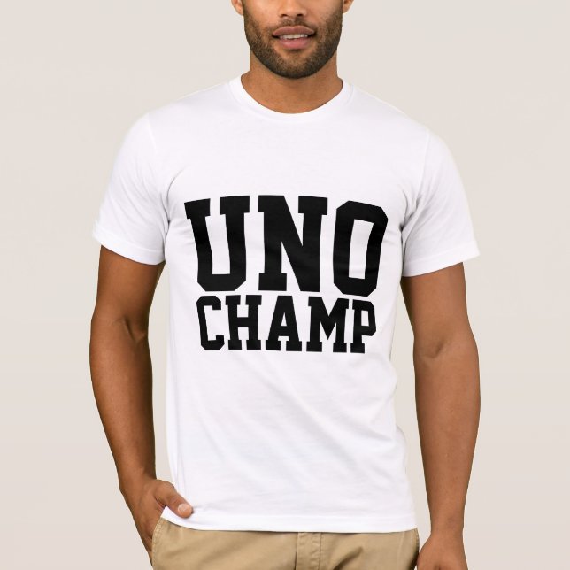 T-SHIRTS DA UNO CHAMP (Frente)