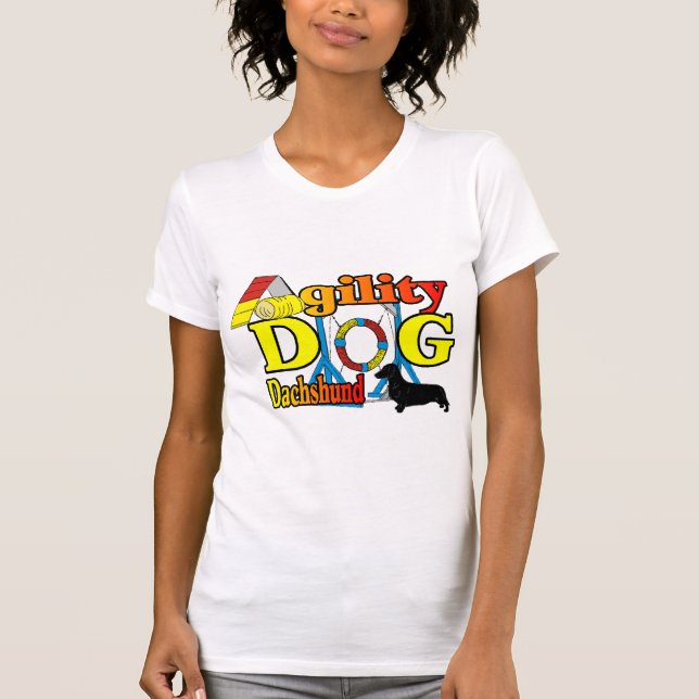 T-shirts Dachshund_Agilidade Ofertas (Frente)