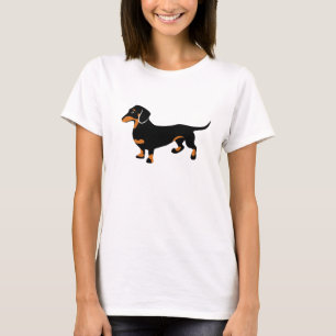 T-shirts Dachshund bonito - cão de Doxie