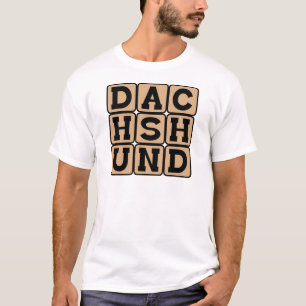 T-shirts Dachshund, Cachorro Salsicha