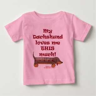 T-shirts Dachshund Love Meter
