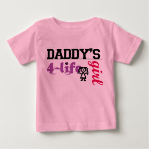 T-shirts Daddys Girl pela vida