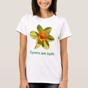 T-shirts Daffodil, byth de Cymru am