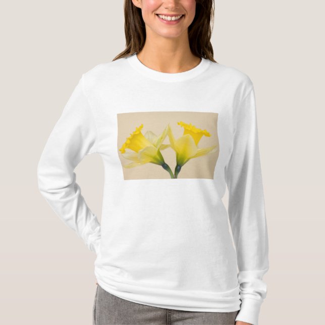 T-shirts Daffodilos amarelos (Frente)