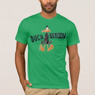 T-shirts DAFFY DUCK™ "Duck Season" desintegrado