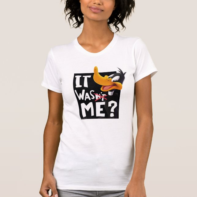 T-shirts DAFFY DUCK™ - Não fui eu / fui eu (Frente)