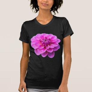T-shirts Dahlia Rosa (Isolada)