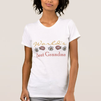 T-shirts Daisies e Rosas World Best Grandma