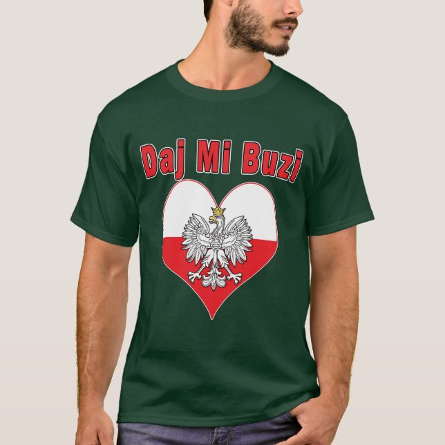 T-shirts Daj Mi Buzi Eagle Heart (Frente)