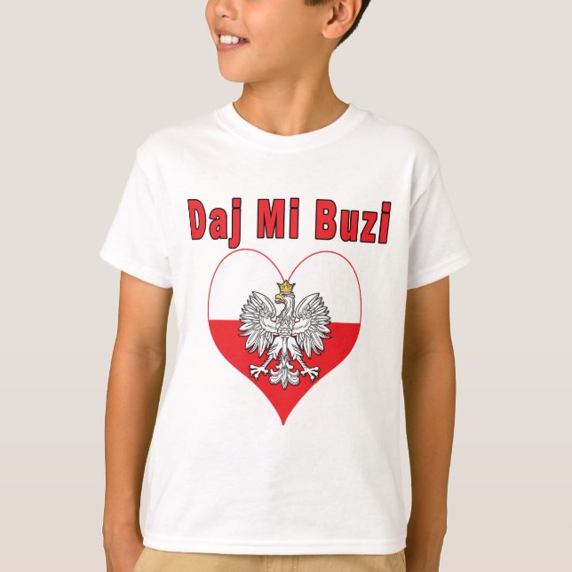 T-shirts Daj Mi Buzi Eagle Heart (Frente)