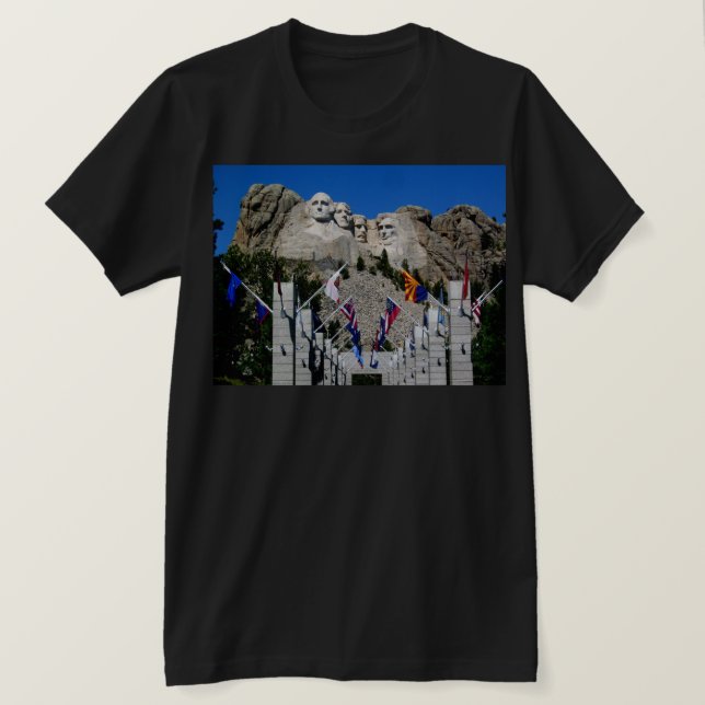 T-shirts Dakota do Sul Monte Rushmore (Frente do Design)