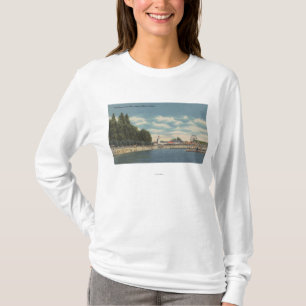 T-shirts d'Alene de Coeur, identificação - vista da praia