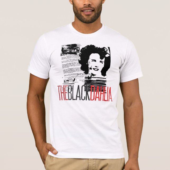 T-shirts Dália preta (Frente)